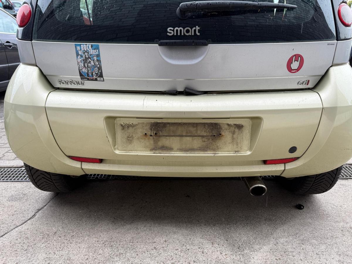 Smart Forfour 454 original Stoßstange Stoßfänger hinten EAR Melon Green BJ05